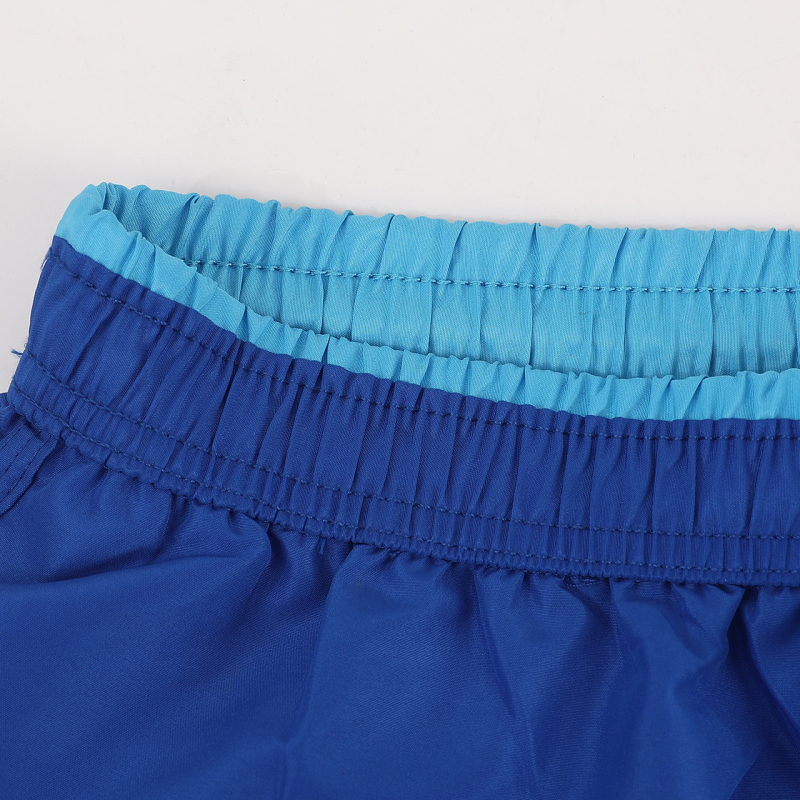 Șorturi de plajă pentru bărbați, uscare rapidă, lungime 3/4 cu căptușire, model monocrom, țesătură poliester