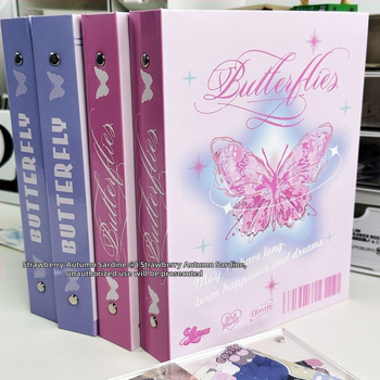 Αλμπουμ καρτών με τετραπλό πλέγμα, ρετρό στυλ, σκληρό περίβλημα, εξώφυλλο από χαρτί κατασκευής, για αποθήκευση φωτογραφιών ειδώλων