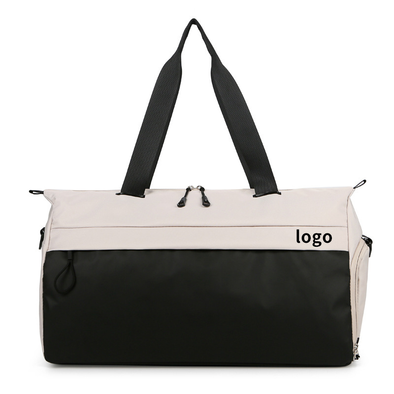 Torba za sport i jogu s odjelom za mokro/suho i odvojenim pretincem za cipele, najlon, otporna, unisex, ulični stil, za slobodno vrijeme putovanja