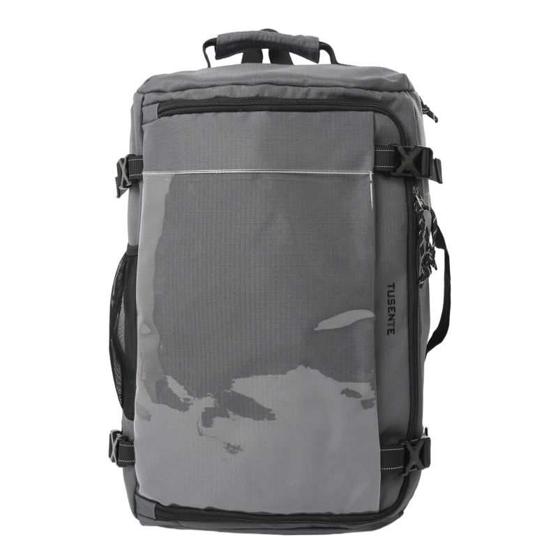 Nylon ruksak unisex, 20–35 L, zakrivljeni kaiševi, pretinac za prijenosno, zaštita kralježnice