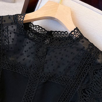 NORNS GIRL Ženska modalna bluza – nagnuto rame, A-linija, dugi rukav