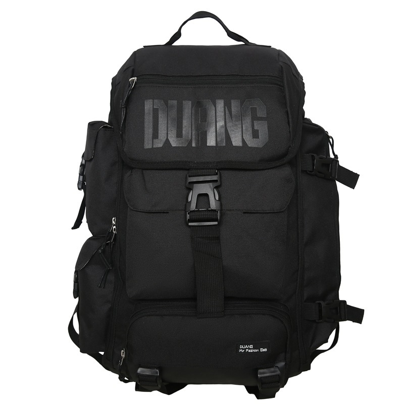 Unisex ruksak za putovanja velike kapacitete 20-35L, vodootporan Oxford materijal + kožni film, džep za 12-inčni laptop, zakrivljene naramenice, street-fashion outdoor s više pretinaca