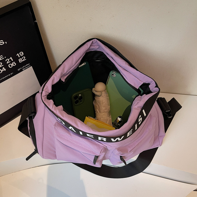 Sportska torba za fitness s odjeljakom za suhe i mokre, najlon materijal, kapacitet 20–35 L, unisex, gradski stil za slobodno vrijeme putovanja