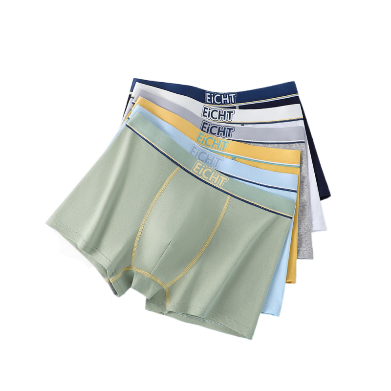 Pamukaste bokserice za dječake tinejdžere i veće djece, srednji pojas, opušten kroj