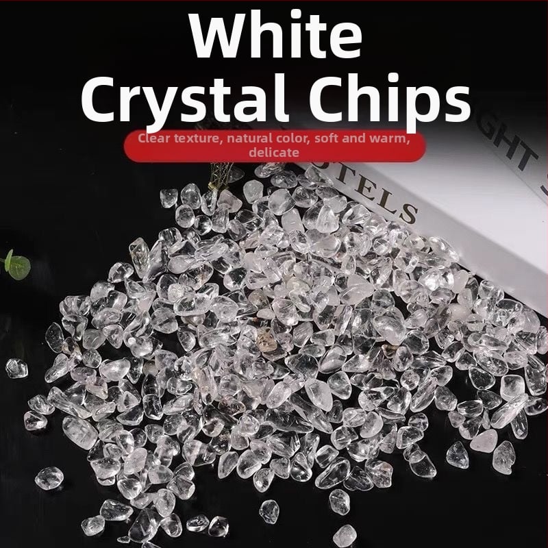 Ornament din piatră demagnetizantă – piatră de cristal brută, stil modern minimalist, ambalaj din carton