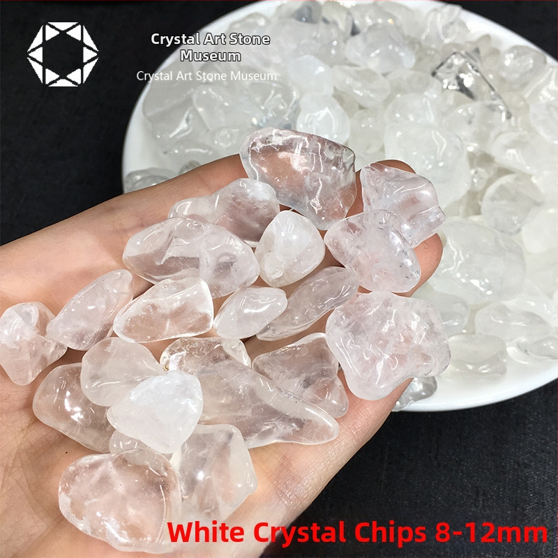 Ornament din piatră demagnetizantă – piatră de cristal brută, stil modern minimalist, ambalaj din carton