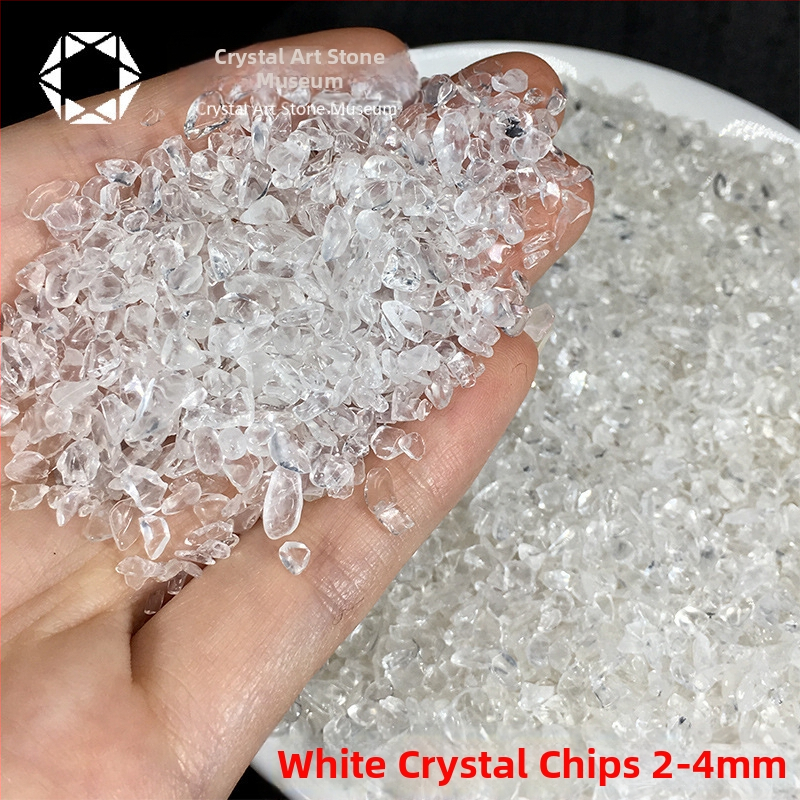 Ornament din piatră demagnetizantă – piatră de cristal brută, stil modern minimalist, ambalaj din carton