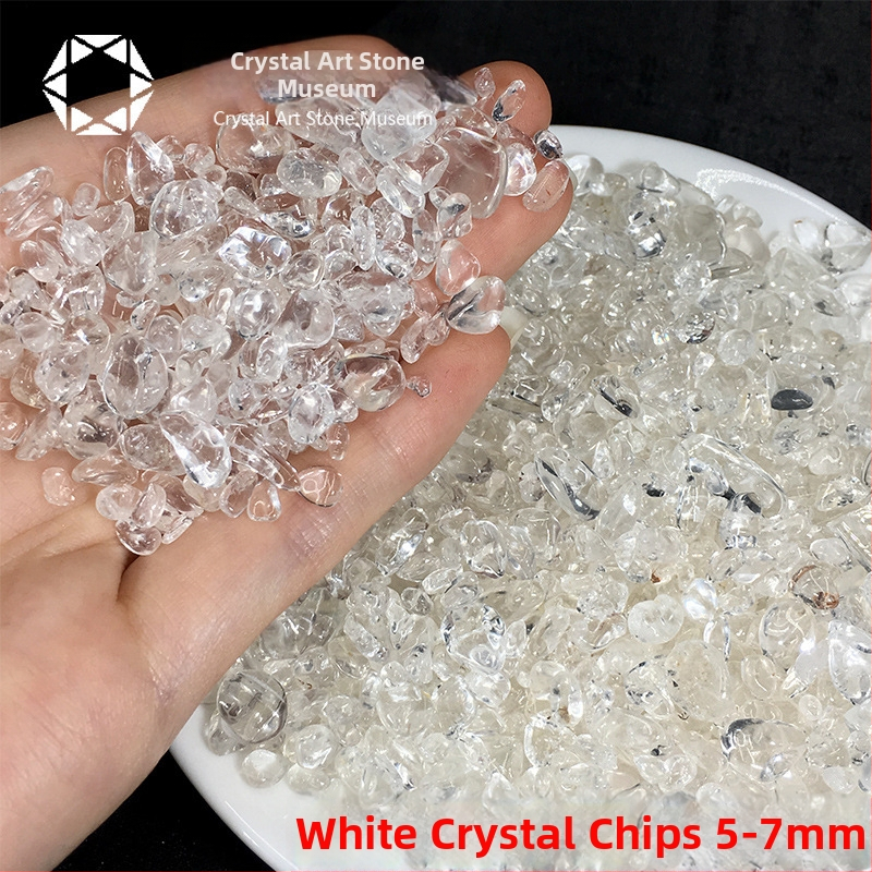 Ornament din piatră demagnetizantă – piatră de cristal brută, stil modern minimalist, ambalaj din carton