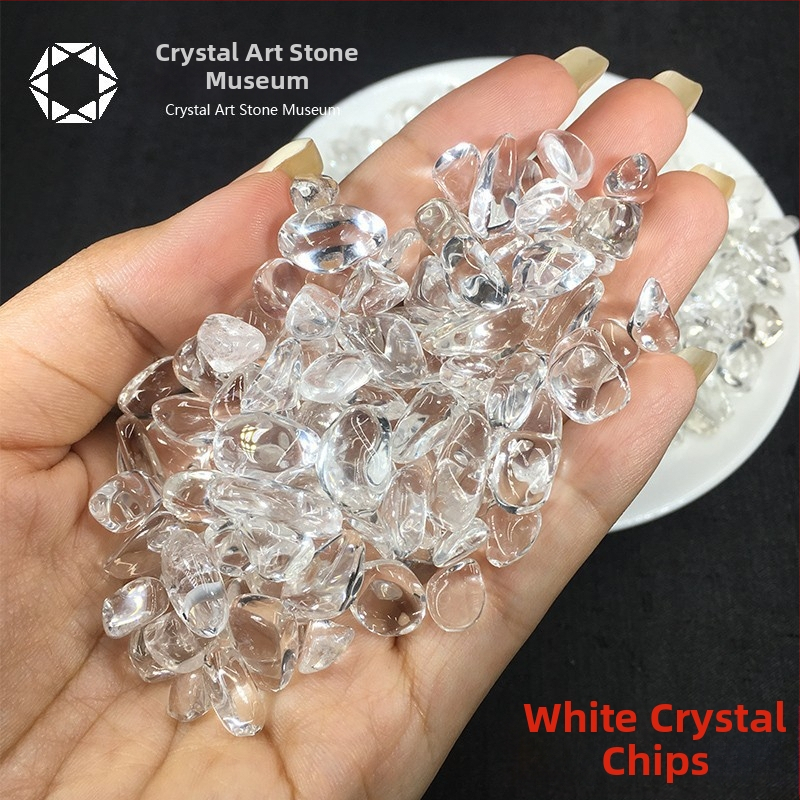 Ornament din piatră demagnetizantă – piatră de cristal brută, stil modern minimalist, ambalaj din carton