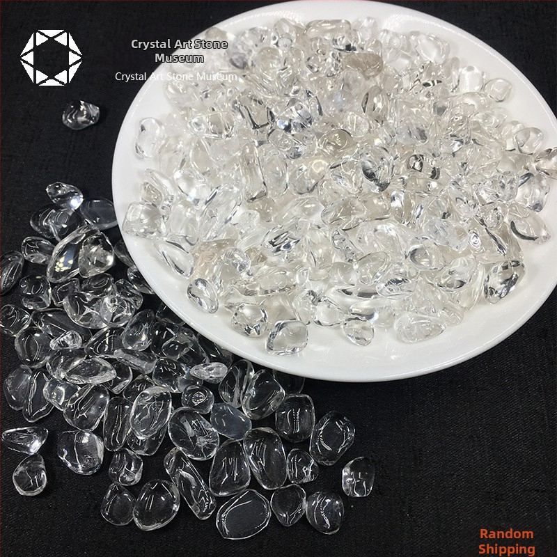 Ornament din piatră demagnetizantă – piatră de cristal brută, stil modern minimalist, ambalaj din carton