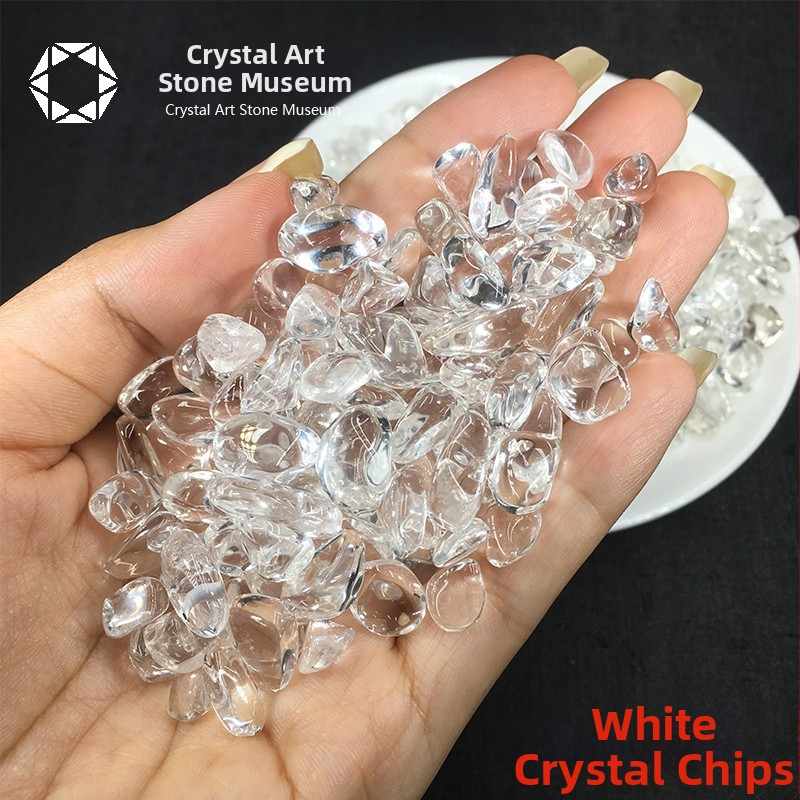 Ornament din piatră demagnetizantă – piatră de cristal brută, stil modern minimalist, ambalaj din carton