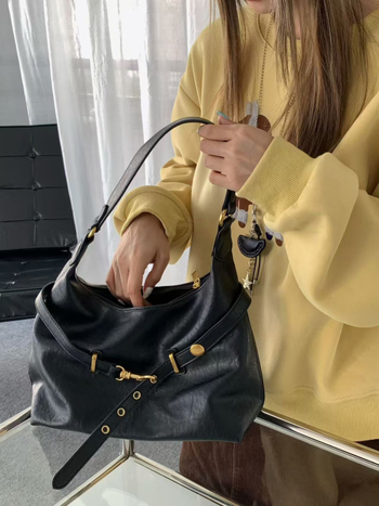 Tote torba, gradski jednostavan stil, PU materijal, vodoravni kvadratni oblik, zip zatvarač, marka Youpinge