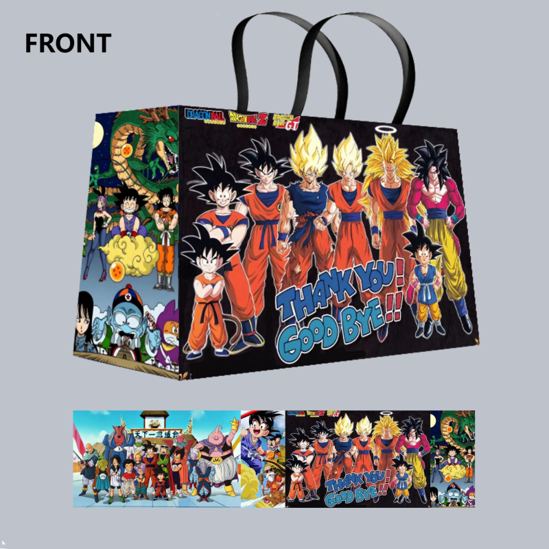 Geantă de carton alb, în stil desen animat, cu laminare offset, ideală ca geantă cadou; sprijină mărci private licențiate