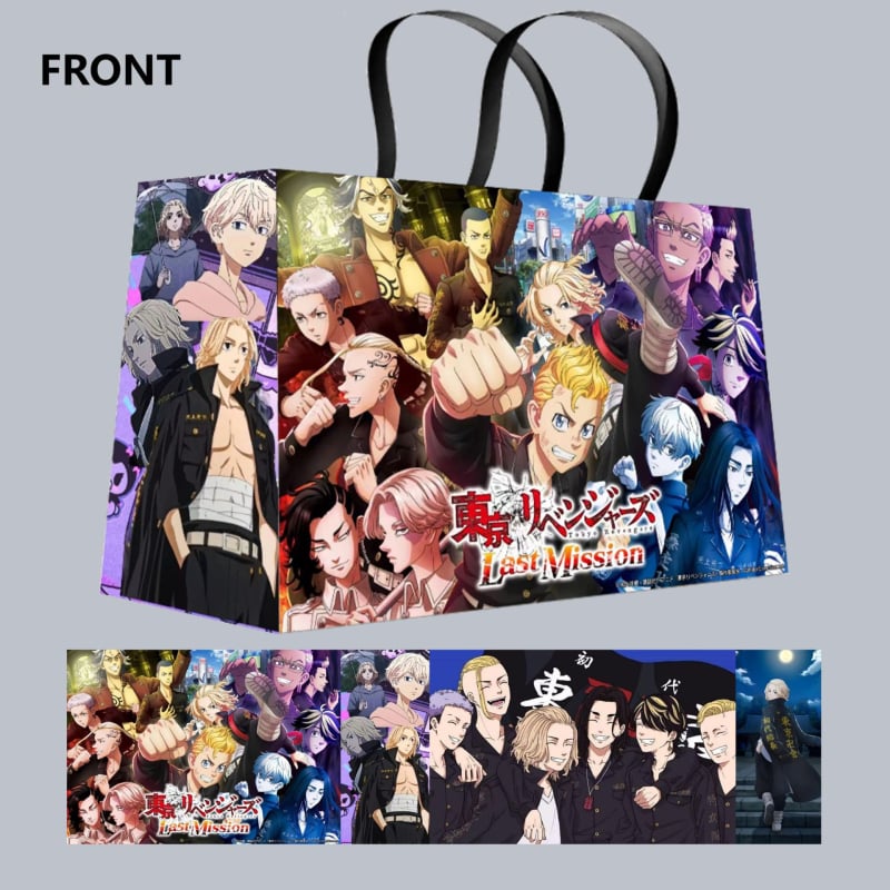 Geantă de carton alb, în stil desen animat, cu laminare offset, ideală ca geantă cadou; sprijină mărci private licențiate