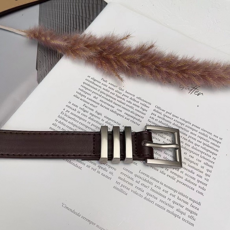 Remen od PU kože sa kvadratnom kopčom i iglom, retro književno-umjetnički stil, univerzalno