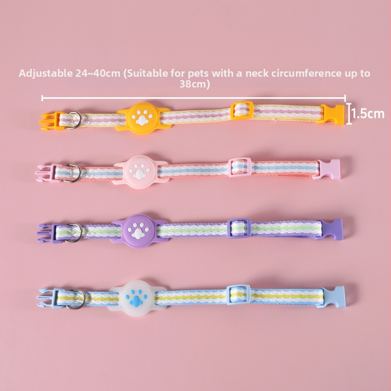 Ochranný obojok na sledovanie domácich miláčikov s krytom – Bohan, kreslený štýl, materiál textil, univerzálne použitie