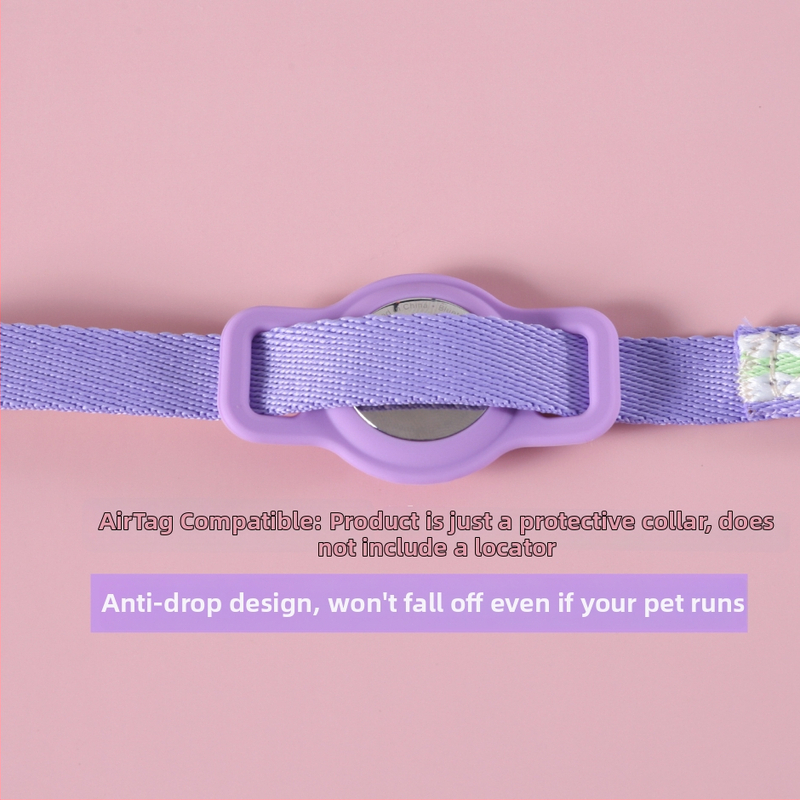 Ochranný obojok na sledovanie domácich miláčikov s krytom – Bohan, kreslený štýl, materiál textil, univerzálne použitie