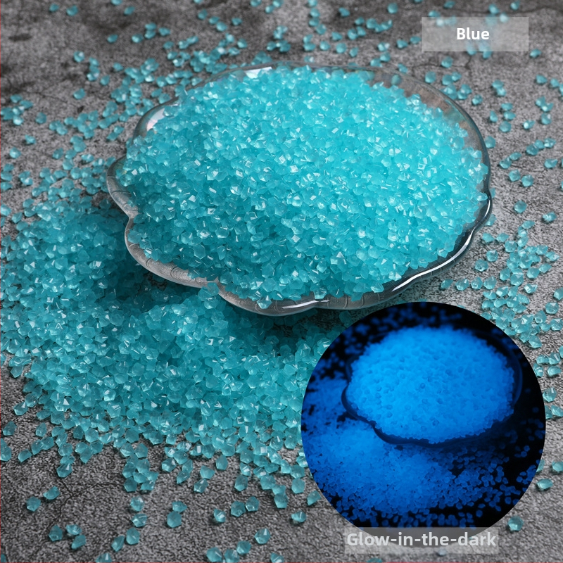 Nisipuri și pietre fluorescente pentru amenajări peisagistice și acvarii – origine China, cutie cu 100 bucăți, 0.025 kg/buc