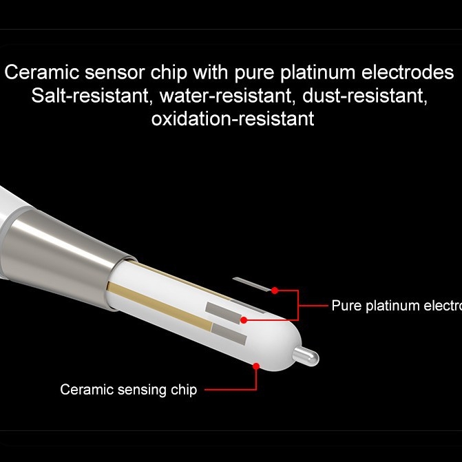 Γρήγορος Αναλυτής Ποιότητας Νερού – Ανίχνευση αλατότητας, εύρος 0–26%, ακρίβεια ±0,05% (≤2%), WS-600 PLUS Κεραμικός Αισθητήρας