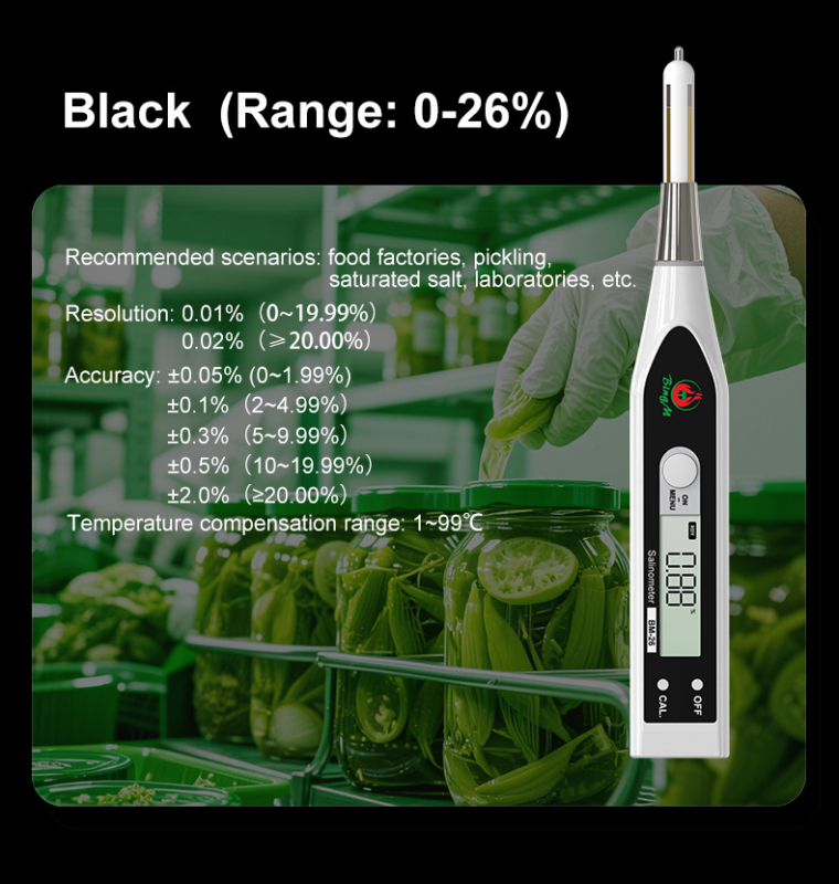 Γρήγορος Αναλυτής Ποιότητας Νερού – Ανίχνευση αλατότητας, εύρος 0–26%, ακρίβεια ±0,05% (≤2%), WS-600 PLUS Κεραμικός Αισθητήρας