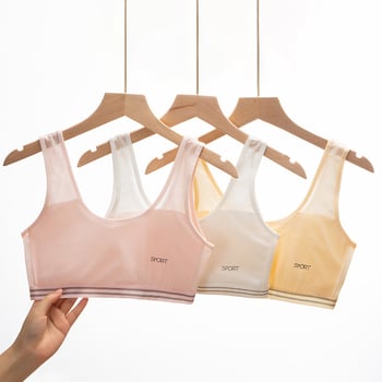 Dievčenský bavlnený top bez rukávov s špagetovými ramienkami, mäkké spracovanie, letné nosenie — 95% bavlna