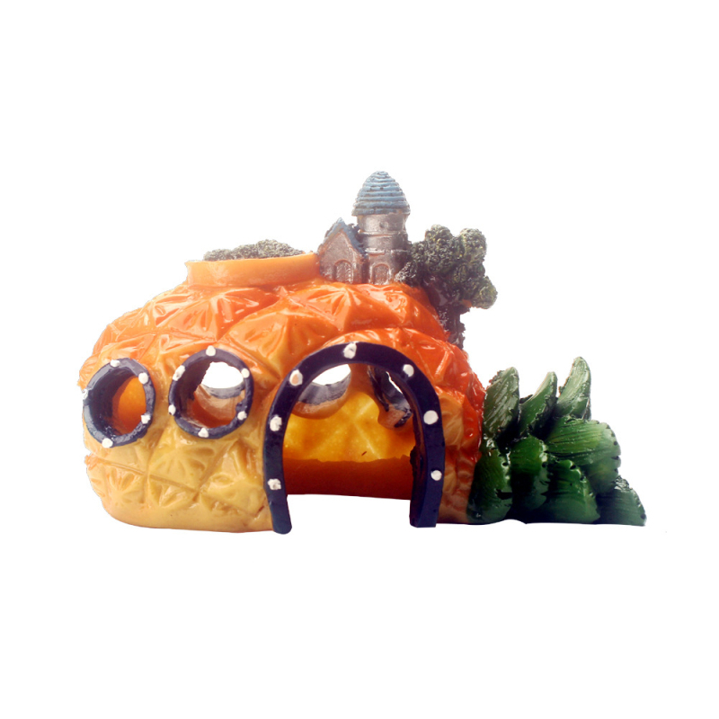 Gyantából készült akvárium táj háttere mohás zátony és korall díszekkel az akvárium dekorációjához