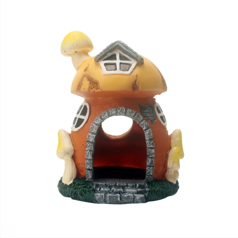 Gyantából készült akvárium táj háttere mohás zátony és korall díszekkel az akvárium dekorációjához