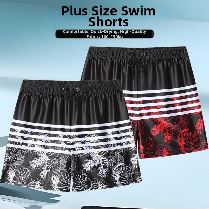 Ανδρικά εκτυπωμένα μαγιό σορτς, πολυεστέρας 88% με επένδυση 12% σπάντεξ, 200 g, στυλ briefs, για κολύμβηση