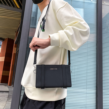 Ženska crossbody torbica – PU, ulični stil, horizontalni kvadratnog oblika, zatvaranje šniranjem, unutarnja pretinac za mobitel