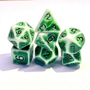 Akrilne kocke za DND – 7 kom, višestrane