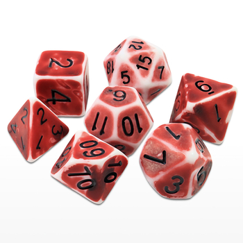 Akrilne kocke za DND – 7 kom, višestrane