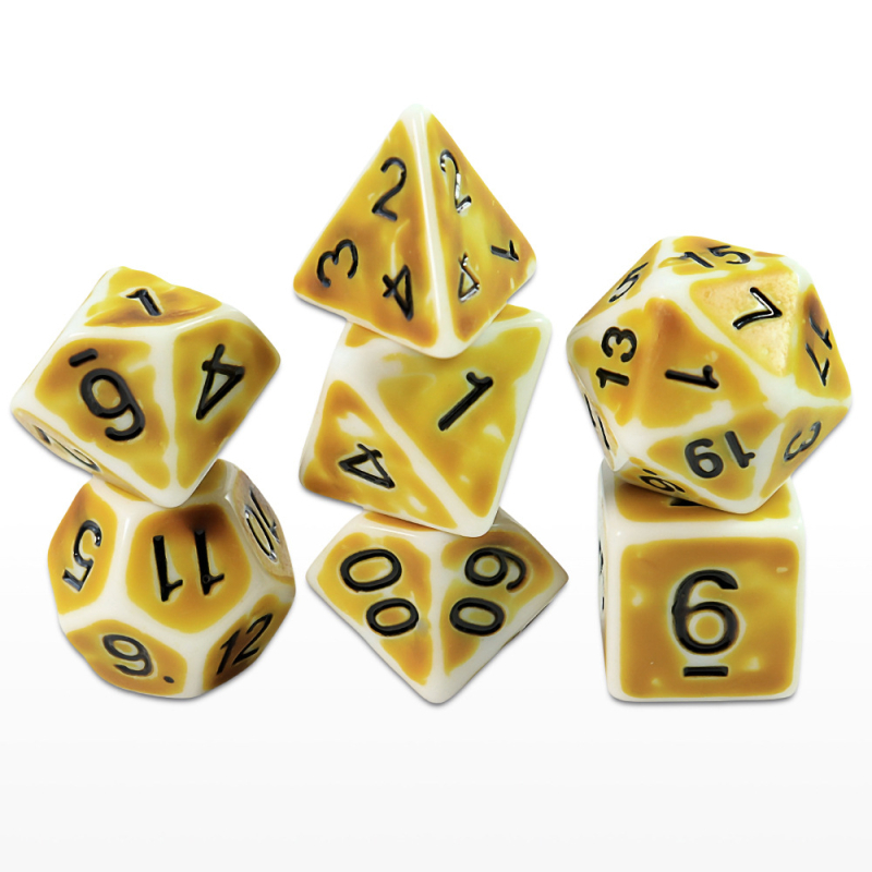Akrilne kocke za DND – 7 kom, višestrane