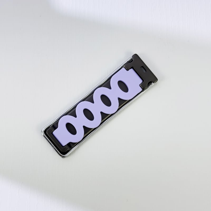 Пръстен държач за телефон, метален, за задно монтиране, хоризонтално и вертикално, с дупка за каишка