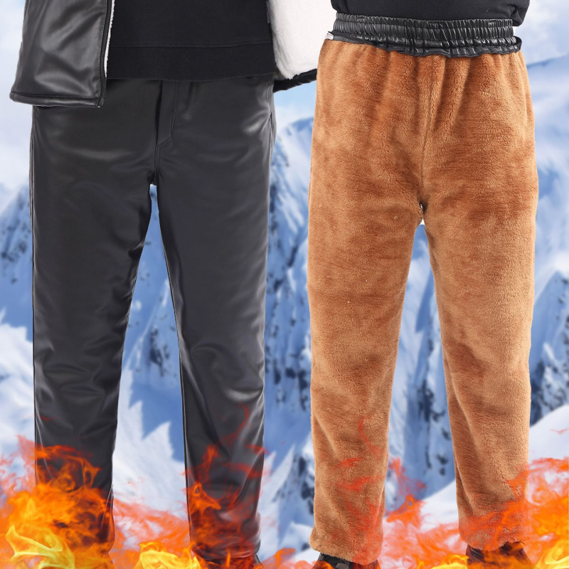 Bőrkabát és nadrág szett fleece béléssel, szélálló, vízálló, olajálló, meleg, motoros kiszállításra és munkaruházathoz