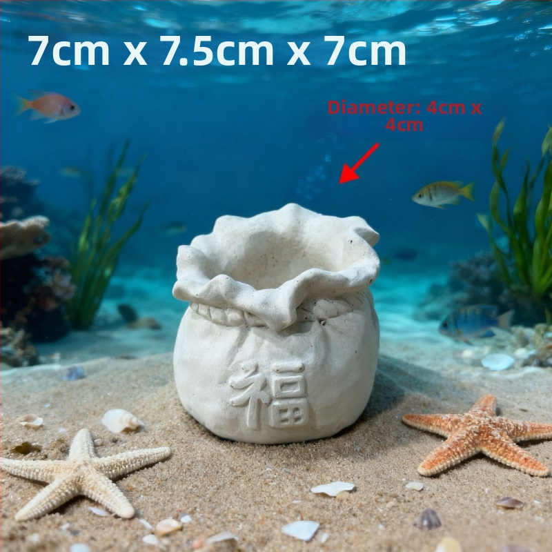 Akváriumi táj dekoráció szárított virágokból, száraz táj stílusú kő, díszítésre, márka Call the sea