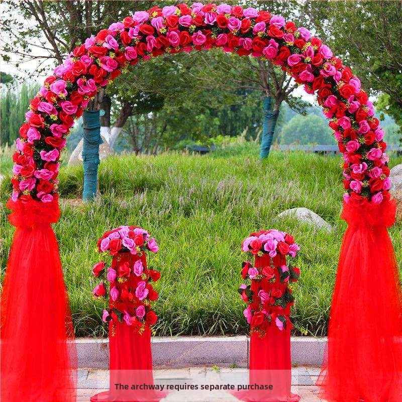 Vas esküvői boltív virágtartóval – teljes esküvői dekorációs készlet