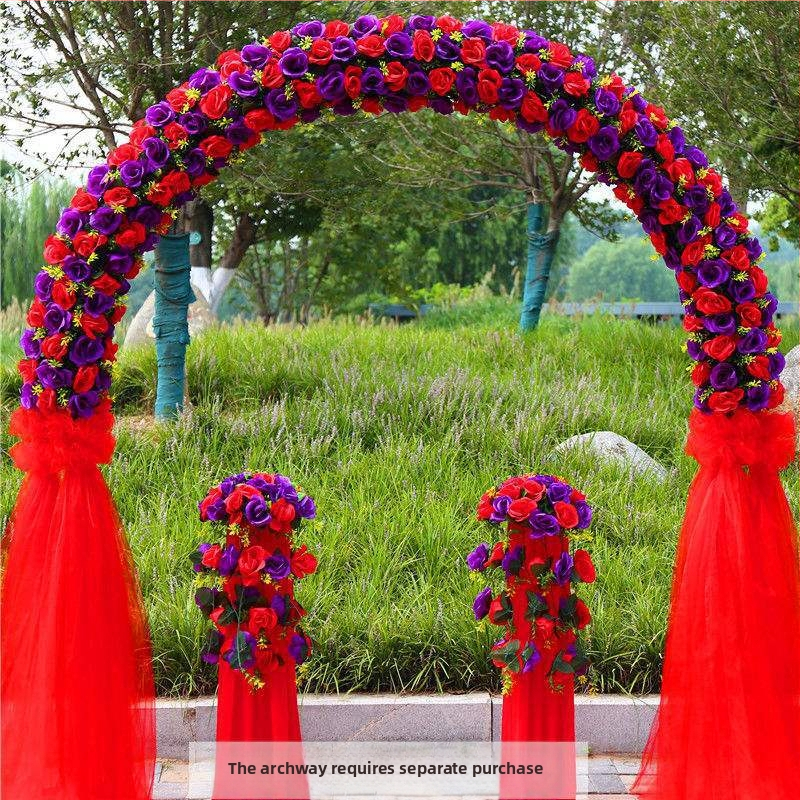 Vas esküvői boltív virágtartóval – teljes esküvői dekorációs készlet