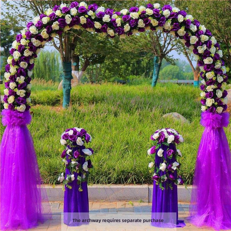 Vas esküvői boltív virágtartóval – teljes esküvői dekorációs készlet