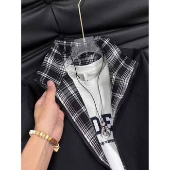 Μπουφάν με αδιάβροχο πέτο, φαρδιά γραμμή, μακριά μανίκια, κατάλληλο για φθινόπωρο