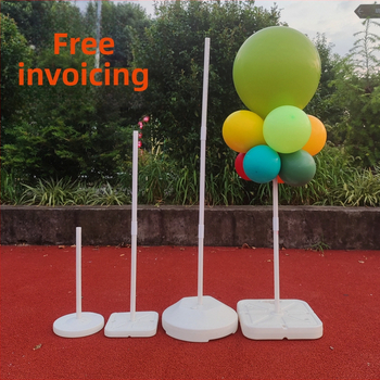 PVC léggömb alap levehető tartóval esküvői dekorációkhoz | Anyag: PVC; Csomagolás: karton; Testreszabás nélkül; Esküvői célra