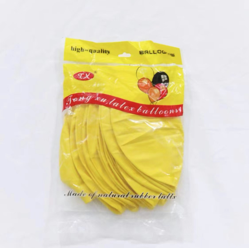 Latex kerek lufik matt felülettel, 10 darabos készlet arka dekorációhoz – születésnap, esküvő