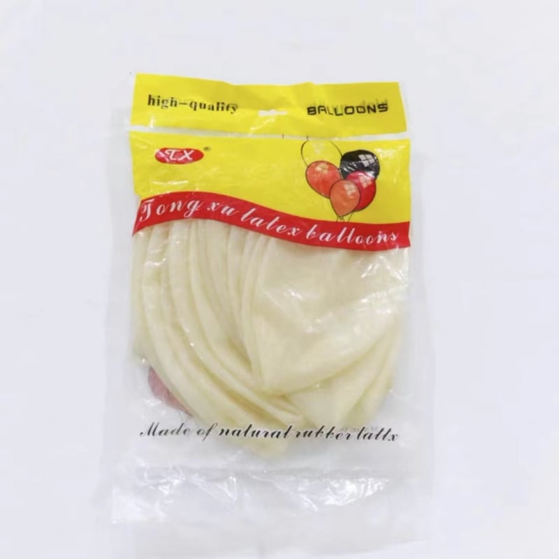 Latex kerek lufik matt felülettel, 10 darabos készlet arka dekorációhoz – születésnap, esküvő