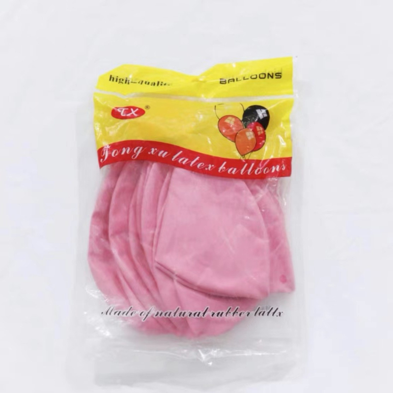 Latex kerek lufik matt felülettel, 10 darabos készlet arka dekorációhoz – születésnap, esküvő