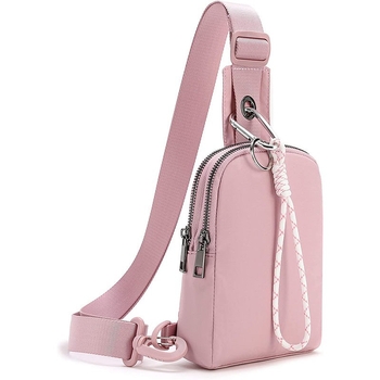 Mini vanjska crossbody torba za unisex – Oxford platno, vodootporna, proširiva, regulabilni ramenski remen, branda Yiheng (Oxford platno, vodootporna, proširiva, regulabilni ramenski remen, unisex)