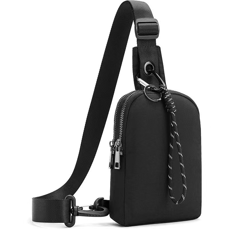 Mini vanjska crossbody torba za unisex – Oxford platno, vodootporna, proširiva, regulabilni ramenski remen, branda Yiheng (Oxford platno, vodootporna, proširiva, regulabilni ramenski remen, unisex)