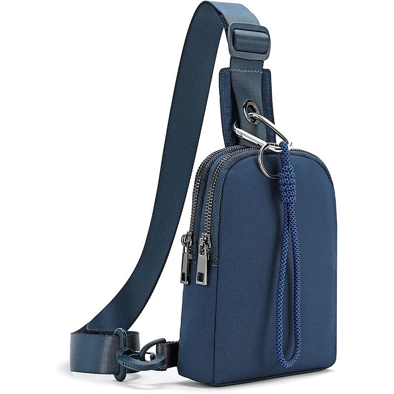 Mini vanjska crossbody torba za unisex – Oxford platno, vodootporna, proširiva, regulabilni ramenski remen, branda Yiheng (Oxford platno, vodootporna, proširiva, regulabilni ramenski remen, unisex)