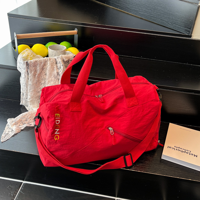 Unisex torba za putovanje na rame od najlona, kapacitet 36–55 L, prozračna, vodootporna, lagana, otporna na habanje, suho–mokra podjela