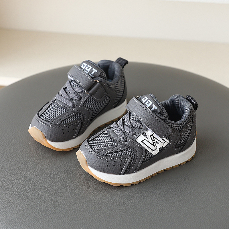 Dječje tenisice za trčanje s prozračnom mrežom, mekani potplat, Velcro zatvarač, unisex, proljeće-jesen