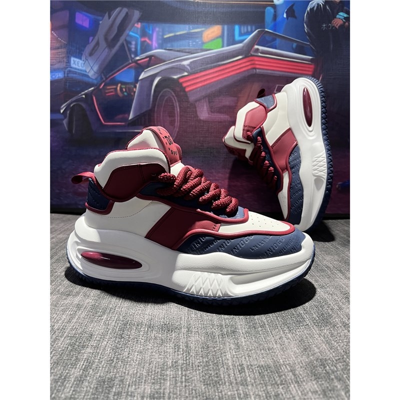 Мъжки обувки Dad Shoes: кожена горна част, гумена подметка, 6–8 см височина на тока, връзки, зима 2025