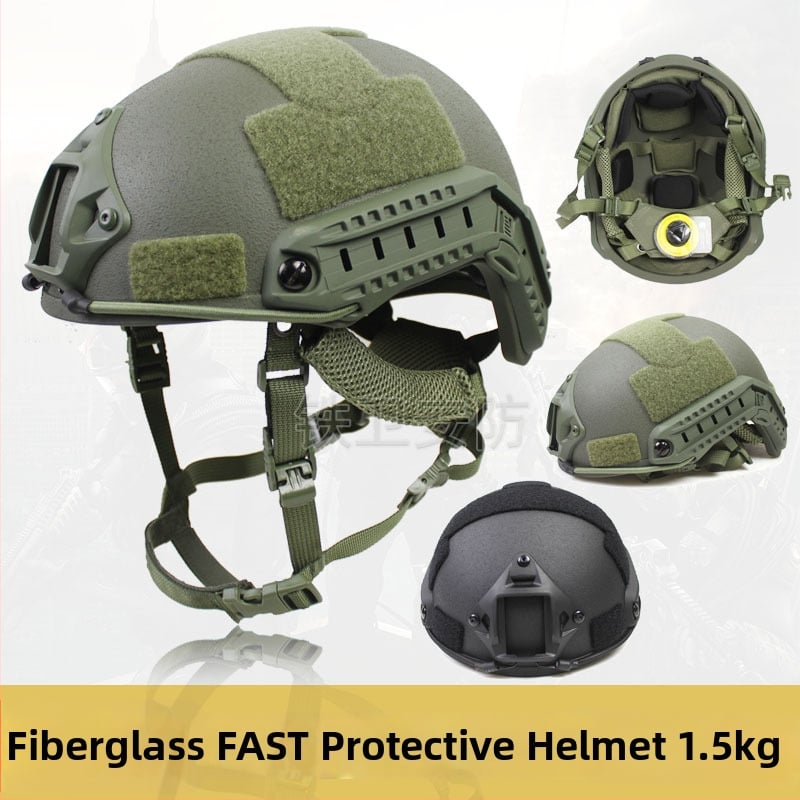 FAST FRP taktička kaciga za trening — Materijal: Fiberglass; Mogućnost prilagodbe; Unisex; Odrasli; Biciklistička kaciga